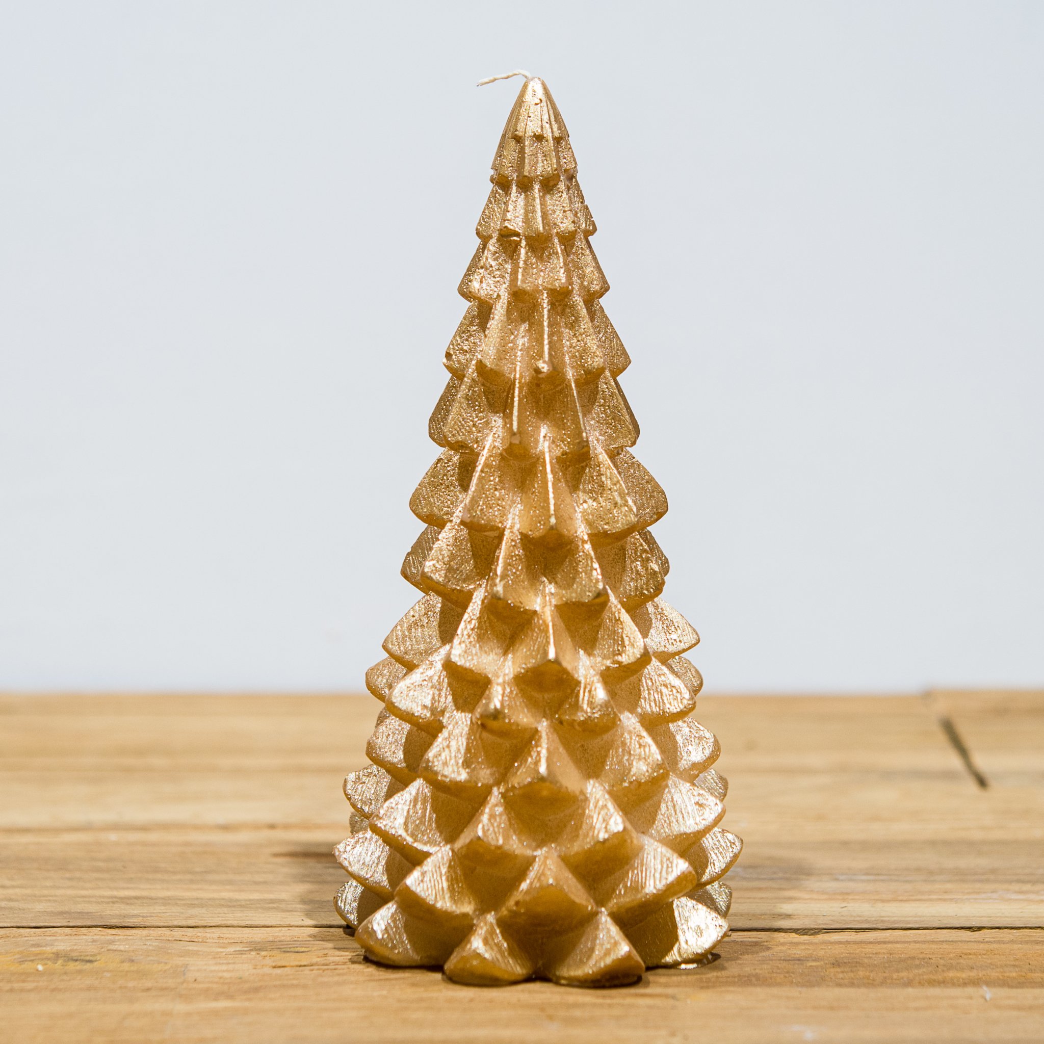  Bougie  Sapin  Or C t  Naturel